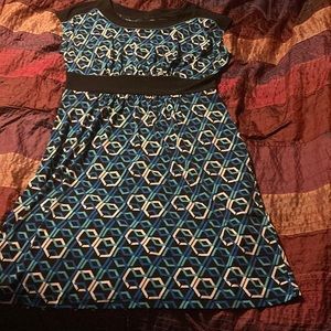 Geometric Pattern Dress